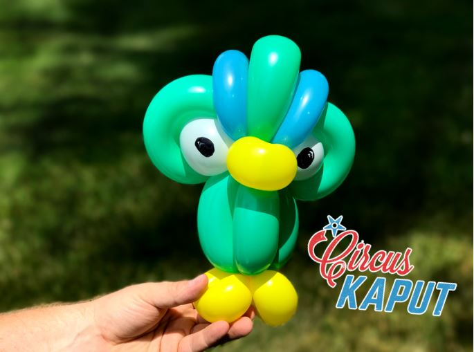 Colorful Owl Balloon Twist