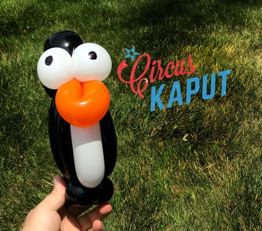 Penguin animal balloon